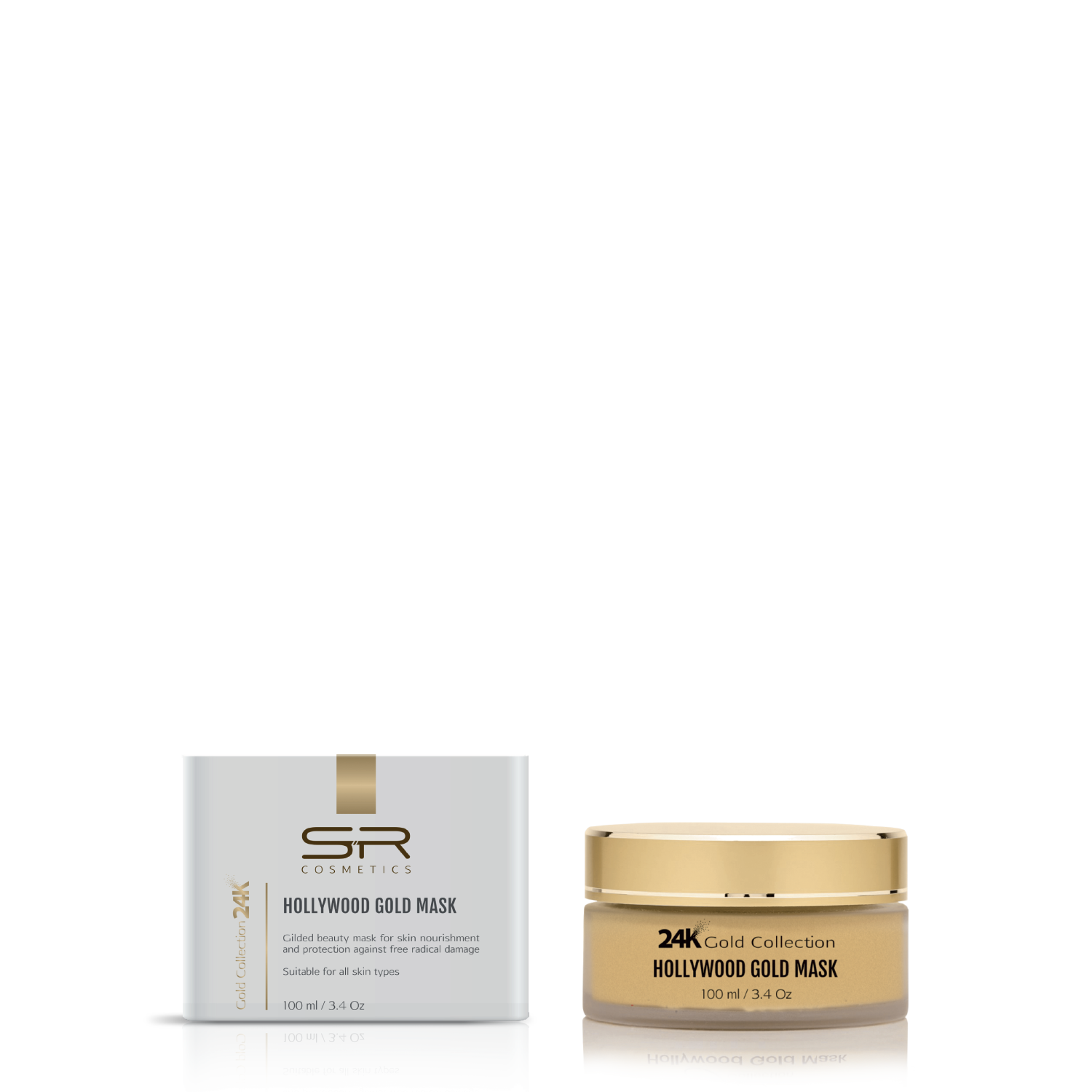 S.R COSMETICS מסכת זהב הוליוודית