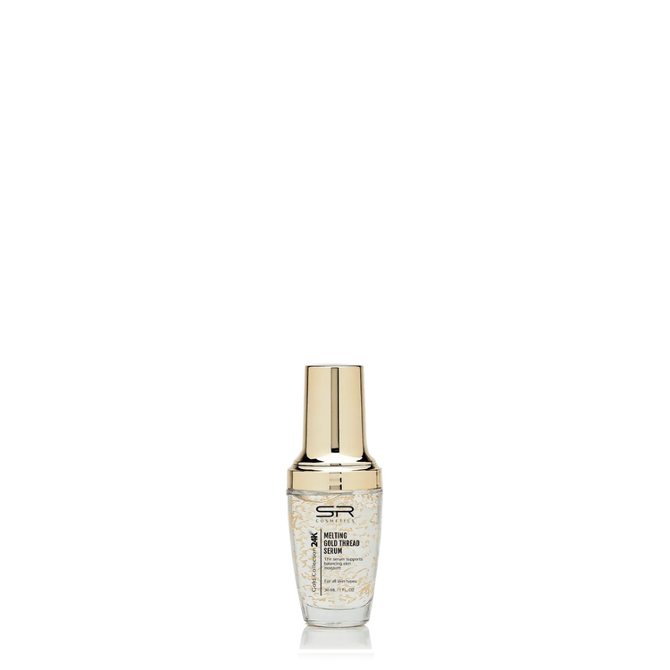 S.R. COSMETICS סרום אנטי אייג’ינג & חוטי זהב נמסים 24K