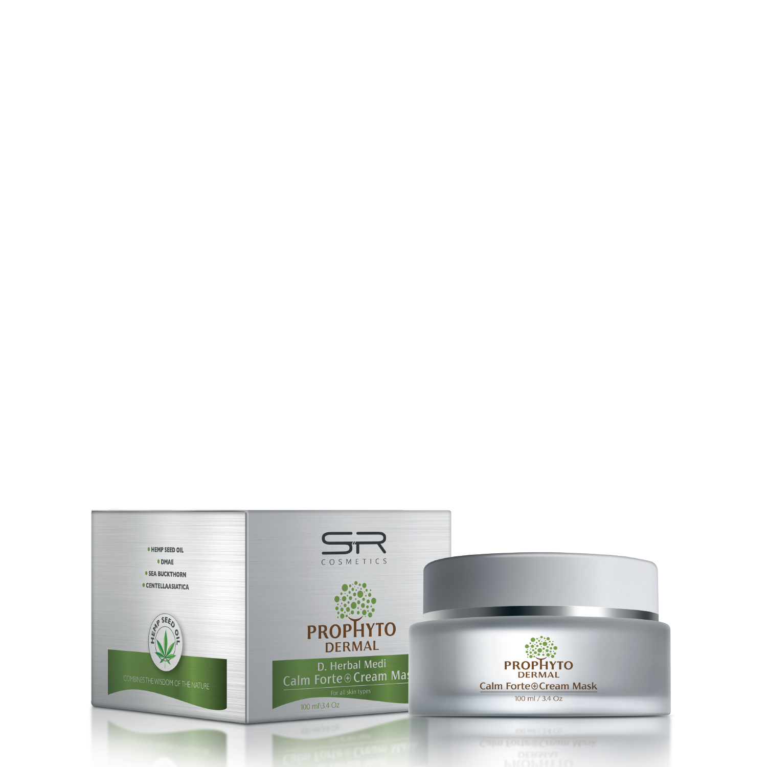 S.R. COSMETICS מסכת קרם מרגיעה פורטה+