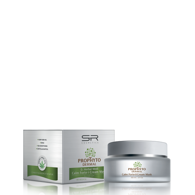 S.R. COSMETICS מסכת קרם מרגיעה פורטה+