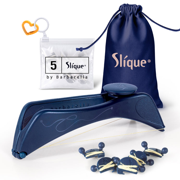 Slique® סליק מארז הסרת שיער בחוט ופינצטה לעור עדין