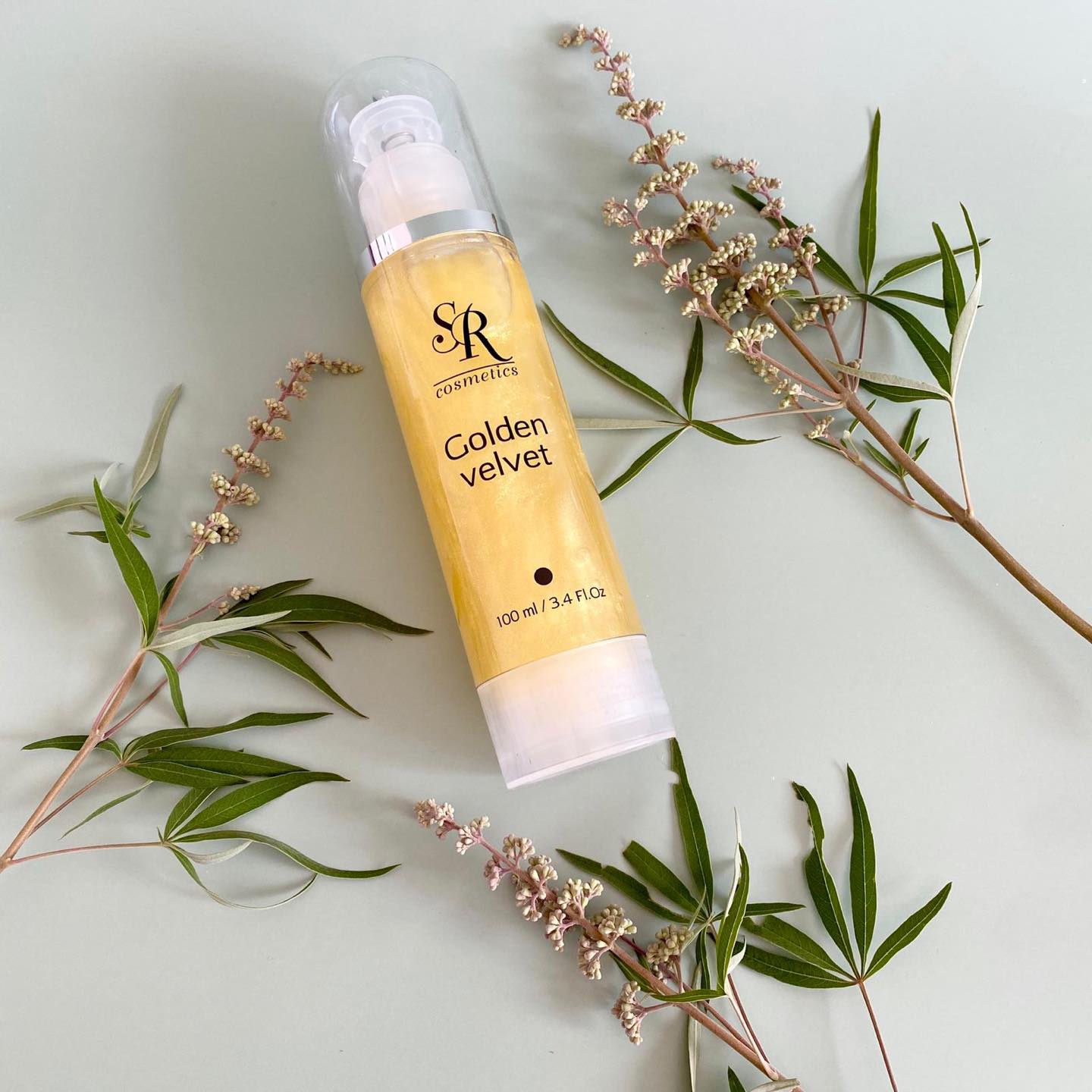 S.R. COSMETICS תרחיץ קטיפת זהב