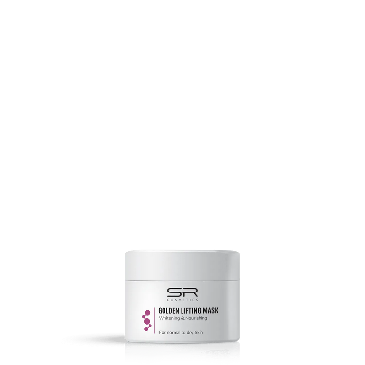 S.R. COSMETICS מסכת יופי מוזהבת ומבהירה