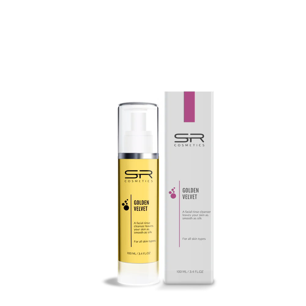 S.R. COSMETICS תרחיץ קטיפת זהב