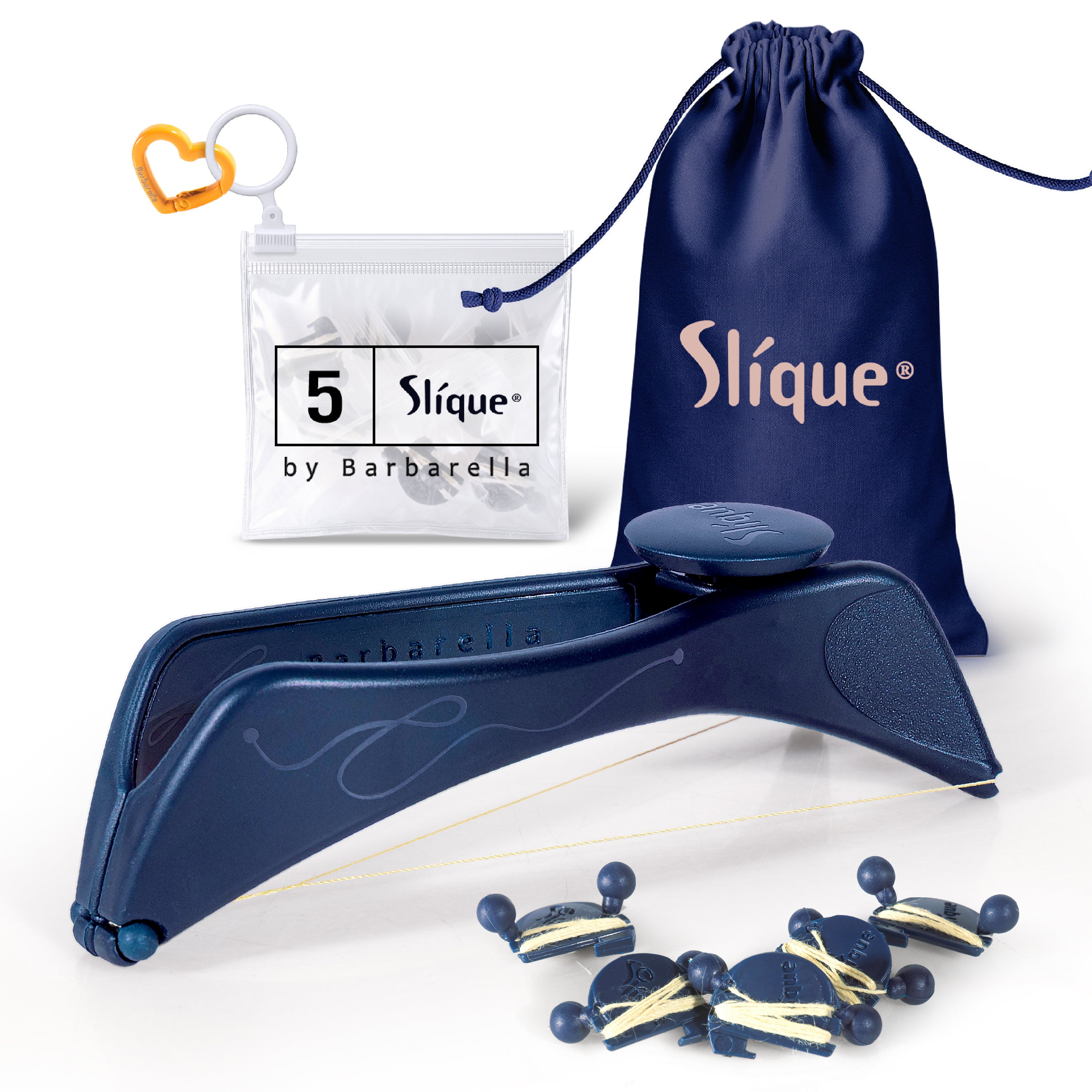 סליק®Slique מכשיר וחוטים להסרת שיער פנים באופן עצמאי ופשוט